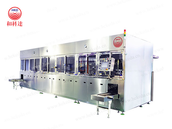 Ultrasonic cleaning machine for cover glass before coating